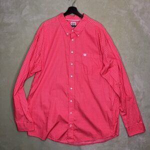 Cinch Men Button Up Shirt XXXL Embroidered Plaid Horse Crest Western